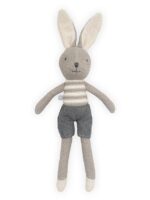 Jollein 037-001-65366 Stofftier Kuscheltier Hase Kaninchen Junge Joey grau 50 cm - Image 6