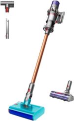 Dyson Cyclone V10 Submarine™ kabelloser Nass‑ und Trockensauger – 150 Air Watt, 60 Min Laufzeit, Hart- und Teppichboden, Kombi-Zubehör