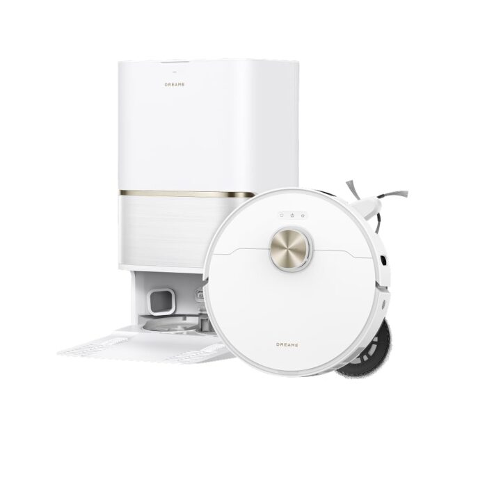 dreame L50s Pro Ultra Saugroboter mit Wischfunktion 100 Tage automatische Leerung, Mopp-Selbstreinigung bei hoher Hitze, 30.000 Pa Saugkraft, Ecken- und Kantenreinigung, Entwirrbürste
