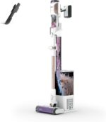 Shark Detect Basis Clean & Empty Akku-Staubsauger mit Absaugstation, bis 60 Min. Laufzeit, kabellos, für Tierhaare, Allergiker, Teppich & Hartböden, mit LED-Licht, 1 Aufsatz, weiß, IW3612AMZEU