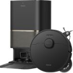 dreame L50s Pro Ultra Saugroboter mit Wischfunktion 100 Tage automatische Leerung, Mopp-Selbstreinigung bei hoher Hitze, 30.000 Pa Saugkraft, Ecken- und Kantenreinigung, Entwirrbürste