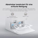 Xiaomi Robot Vacuum X20+ Saugroboter mit Absaugstation und 4L/4L Frisch- & Altwassertank - 2 rotierende, Auto-Trocknung Wischmops, Bis 280m² wischen, 6000Pa Saugkraft, LDS-Navigation, Alle Bodentypen