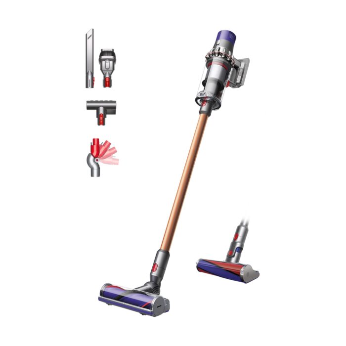 Dyson Cyclone V10 Submarine™ kabelloser Nass‑ und Trockensauger – 150 Air Watt, 60 Min Laufzeit, Hart- und Teppichboden, Kombi-Zubehör