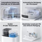 Xiaomi Robot Vacuum X20+ Saugroboter mit Absaugstation und 4L/4L Frisch- & Altwassertank - 2 rotierende, Auto-Trocknung Wischmops, Bis 280m² wischen, 6000Pa Saugkraft, LDS-Navigation, Alle Bodentypen