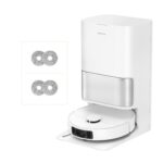 dreame L40 Ultra AE Saugroboter mit Wischfunktion, 19.000 Pa Saugkraft, viele Bürsten und EIN Flexibler Wischmopp, nassen und trockenen Schmutz,Das All-in-1-Dock entleert Staub