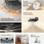 dreame L50 Ultra AE Saug- und Wischroboter Mit automatischer Entleerung und Wischmopp-Selbstreinigung bei 100 °C, 28.000 Pa Saugkraft, Hindernisvermeidung und 360°-Navigation