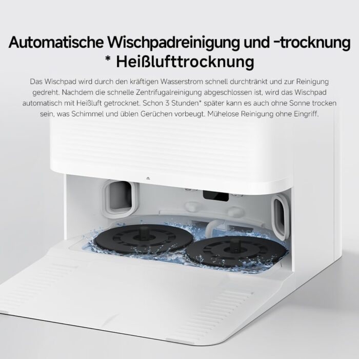 Xiaomi Robot Vacuum X20 Pro – 7000 Pa Saugleistung, duales Moppsystem, 75 Tage Staubbehälterkapazität, 4 Reinigungsmodi und 5200mAh Akku für eine gründliche und smarte Reinigung im Haushalt