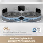 dreame L50 Ultra AE Saug- und Wischroboter Mit automatischer Entleerung und Wischmopp-Selbstreinigung bei 100 °C, 28.000 Pa Saugkraft, Hindernisvermeidung und 360°-Navigation