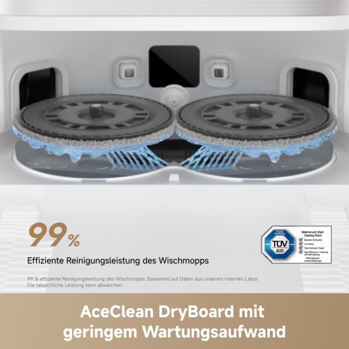 dreame L50 Ultra AE Saug- und Wischroboter Mit automatischer Entleerung und Wischmopp-Selbstreinigung bei 100 °C, 28.000 Pa Saugkraft, Hindernisvermeidung und 360°-Navigation