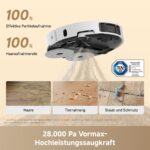 dreame L50 Ultra AE Saug- und Wischroboter Mit automatischer Entleerung und Wischmopp-Selbstreinigung bei 100 °C, 28.000 Pa Saugkraft, Hindernisvermeidung und 360°-Navigation