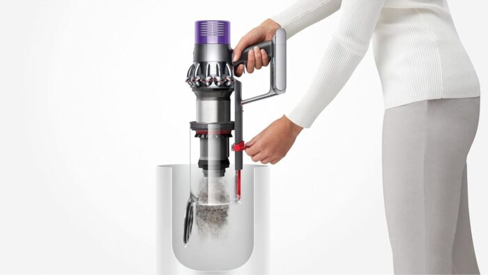 Dyson Cyclone V10 Submarine™ kabelloser Nass‑ und Trockensauger – 150 Air Watt, 60 Min Laufzeit, Hart- und Teppichboden, Kombi-Zubehör