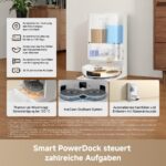 dreame L50 Ultra AE Saug- und Wischroboter Mit automatischer Entleerung und Wischmopp-Selbstreinigung bei 100 °C, 28.000 Pa Saugkraft, Hindernisvermeidung und 360°-Navigation