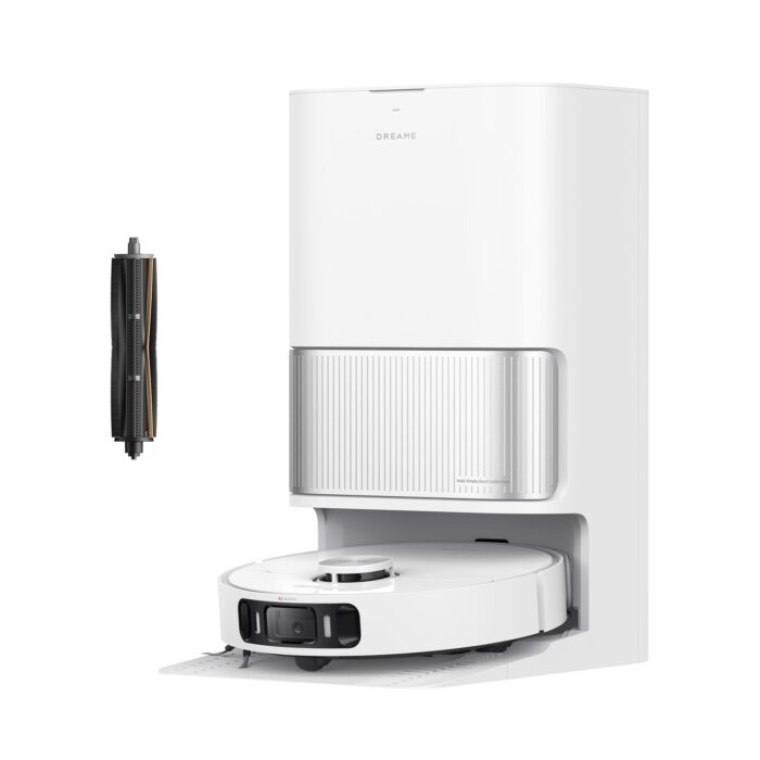 DREAME L10s Ultra Gen 3 Kit staubsauger mit wischfunktion mit einer Saugkraft von 25.000 Pa, Seitenbürste und Mopp ausfahrbar, selbstreinigende All-in-One-Dockingstation, Steuerung per App und Sprache