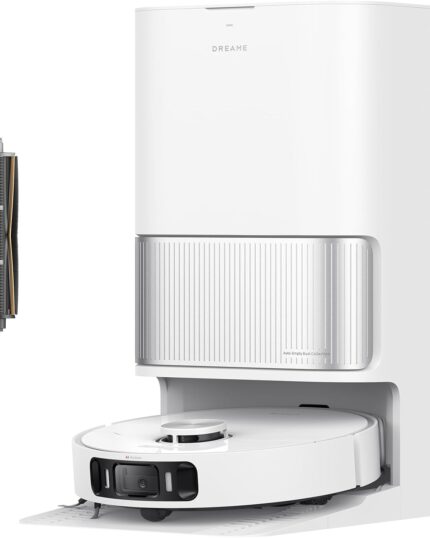 dreame L40 Ultra AE Saugroboter mit Wischfunktion, 19.000 Pa Saugkraft, viele Bürsten und EIN Flexibler Wischmopp, nassen und trockenen Schmutz,Das All-in-1-Dock entleert Staub