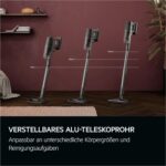 AEG Serie 8000 Akku Staubsauger, Kabellos, Alle Böden, AutoModus, bis zu 99% Staubaufnahme, bis zu 50 min Laufzeit, Einfache Handhabung, Entnehmbarer 25 V Akku, Zubehör, Weiß, AP82UB25SH
