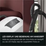 AEG Ultimate 8000 Staubsauger mit Beutel, Testsieger der Stiftung Warentest, hohe Saugleistung, Auto-Modus, Alle Böden, 48% Recyclingkunststoff, 3in1 Düse, HEPA-Filtration, 12m, LED-Licht, AB81U1SW