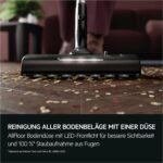 AEG Ultimate 8000 Staubsauger mit Beutel, Testsieger der Stiftung Warentest, hohe Saugleistung, Auto-Modus, Alle Böden, 48% Recyclingkunststoff, 3in1 Düse, HEPA-Filtration, 12m, LED-Licht, AB81U1SW