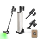 roborock H60 Hub Ultra Akku Staubsauger mit Absaugstation, 210AW kraftvolle Saugleistung, 90 Min. maximale Laufzeit, Staubsauger kabellos, Anti-Tangle Bürste für Teppiche, Hartböden, Tierhaare, Auto