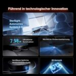 roborock Saros 10R Set Saugroboter mit Wischfunktion&angebbarem Wischmopp, 22.000 Pa HyperForce Saugkraft, 7,98cm Ultra-Slim Design, StarSight System 2.0, Zero-Tangle System (Mit 2 Wischmopps)