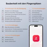 roborock Qrevo Edge S5A Saugroboter mit Wischfunktion,Dual Anti-Tangle-System,18.500Pa,FlexiArm Design Kantenreinigung, Hebarem Wischmopp,75℃ Heißwasser-Moppwäsche (Schwarz)