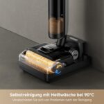 dreame H12 Pro FlexReach Nass- und Trockensauger, Flaches 180°-Design, Trocknung in 5 Minuten, 18.000 Pa Saugkraft, 90 °C Heißwäsche, Doppel-Kantenreinigung, Reinigung in 50 Minuten