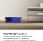 Dyson 360 Vis NAV™ Saugroboter, Vollbreite Bürste, entwickelt für alle Bodenarten (Blau/Nickel)