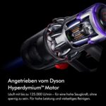 Dyson V11™ Fluffy kabelloser Staubsauger (Nickel/Rot) V11™ Fluffy kabelloser Staubsauger, 185 Airwatt, 60 Minuten Laufzeit, Haarentwirrungstechnologie, Hand- und Bodenstaubsauger