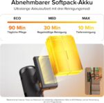 roborock H60 Hub Ultra Akku Staubsauger mit Absaugstation, 210AW kraftvolle Saugleistung, 90 Min. maximale Laufzeit, Staubsauger kabellos, Anti-Tangle Bürste für Teppiche, Hartböden, Tierhaare, Auto