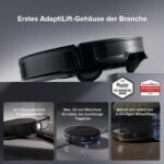 roborock Saros 10R Set Saugroboter mit Wischfunktion&angebbarem Wischmopp, 22.000 Pa HyperForce Saugkraft, 7,98cm Ultra-Slim Design, StarSight System 2.0, Zero-Tangle System (Mit 2 Wischmopps)