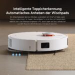 Xiaomi Robot Vacuum X20 Pro – 7000 Pa Saugleistung, duales Moppsystem, 75 Tage Staubbehälterkapazität, 4 Reinigungsmodi und 5200mAh Akku für eine gründliche und smarte Reinigung im Haushalt