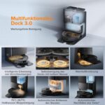 roborock Qrevo Edge S5A Saugroboter mit Wischfunktion,Dual Anti-Tangle-System,18.500Pa,FlexiArm Design Kantenreinigung, Hebarem Wischmopp,75℃ Heißwasser-Moppwäsche (Schwarz)