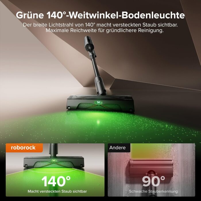 roborock H60 Hub Ultra Akku Staubsauger mit Absaugstation, 210AW kraftvolle Saugleistung, 90 Min. maximale Laufzeit, Staubsauger kabellos, Anti-Tangle Bürste für Teppiche, Hartböden, Tierhaare, Auto