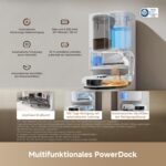 DREAME L10s Ultra Gen 3 Kit staubsauger mit wischfunktion mit einer Saugkraft von 25.000 Pa, Seitenbürste und Mopp ausfahrbar, selbstreinigende All-in-One-Dockingstation, Steuerung per App und Sprache