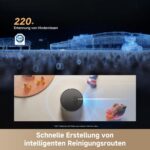 dreame L50s Pro Ultra Saugroboter mit Wischfunktion 100 Tage automatische Leerung, Mopp-Selbstreinigung bei hoher Hitze, 30.000 Pa Saugkraft, Ecken- und Kantenreinigung, Entwirrbürste