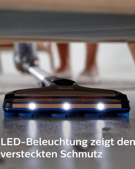 Philips Kabelloser Akkusauger, 360 Grad-Saugdüse