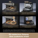 dreame L40s Pro Ultra Saugroboter, selbstreinigende Wischmopps, 19.000 Pa Saugkraft, 100% Detangling DuoBrush, ausfahrbare Wischmopps, Hindernisvermeidung für mehr als 180 Objekte, Sprachsteuerung