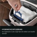 AEG Ultimate 8000 Staubsauger mit Beutel, Testsieger der Stiftung Warentest, hohe Saugleistung, Auto-Modus, Alle Böden, 48% Recyclingkunststoff, 3in1 Düse, HEPA-Filtration, 12m, LED-Licht, AB81U1SW