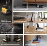 dreame H12 Pro FlexReach Nass- und Trockensauger, Flaches 180°-Design, Trocknung in 5 Minuten, 18.000 Pa Saugkraft, 90 °C Heißwäsche, Doppel-Kantenreinigung, Reinigung in 50 Minuten