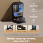 dreame L50s Pro Ultra Saugroboter mit Wischfunktion 100 Tage automatische Leerung, Mopp-Selbstreinigung bei hoher Hitze, 30.000 Pa Saugkraft, Ecken- und Kantenreinigung, Entwirrbürste