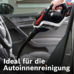 Bosch Akku-Staubsauger Unlimited Serie 8 ProPower BSS81POW1, kabelloser Handstaubsauger, beutellos, Hygiene-Filter, hohe Saugleistung, Lange Laufzeit, XXL-Polsterdüse, Fugendüse, schwarz